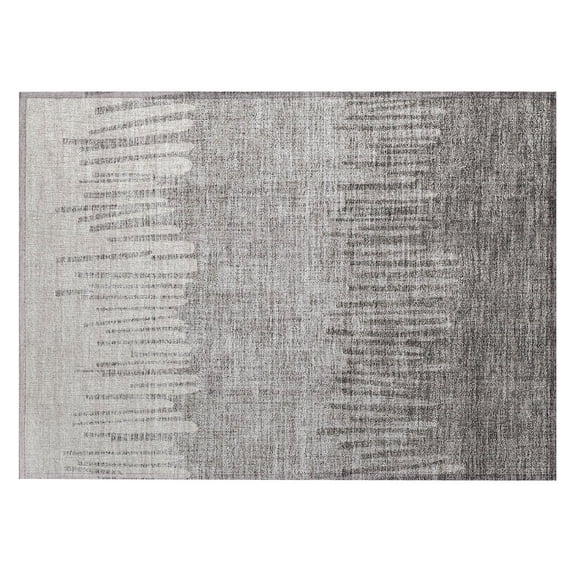 Dalyn Rugs Machine Washable Indoor/Outdoor Chantille ACN2135 Gray 1'8" x 2'6" Rug