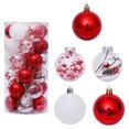 thumbnail image 4 of Plástico 30 Uds. 6cm Bolas Navideñas Del Navidad Inastillable, 4 of 9