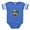 Royal Blue, variant on CafePress - Tat Bird - Cute Infant Baby Football Bodysuit