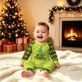 thumbnail image 4 of Onlypjs Family Christmas Pajamas Matching Sets Christmas Tree Graphic Raglan Tops Plaid Pants Holiday Sleepwear Loungewear for Couples, Men and Women, 4 of 5