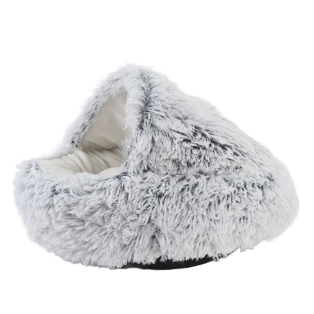 Cama Cueva Para Gatos, Acogedora Y Suave, Redonda, Con Capucha, Pequeña Cama Para Perros Calmante De Seguridad Mejorada Para El Hogar En Interiores, Camas Lavables Y
