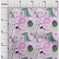 thumbnail image 2 of oneOonePolyesterSpandexPinkFabricKidsCutieAnimalFabricForSewingPrintedCraftFabricByTheYard56InchWide, 2 of 4