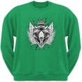 thumbnail image 1 of Ram Skull Irish Green Adult Sweatshirt, 1 of 1