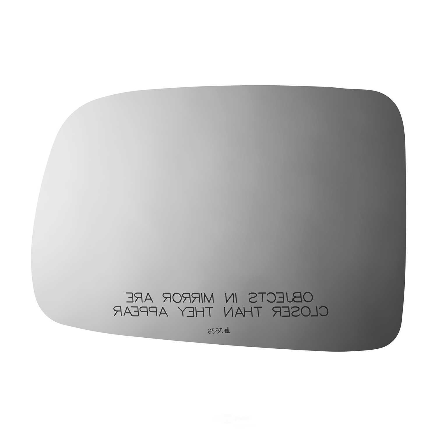 Burco Side View Mirror Replacement Glass - Clear Glass - 3539