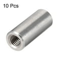 thumbnail image 3 of Round Connector Nuts, M6x25mm Height Sleeve Rod Nut Stainless steel 10 Pcs, 3 of 5