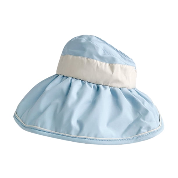 Sombrero de pescador ajustable de 54 a 60 cm de circunferencia, para mujer, con ala ancha, para playa, vacío