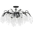 thumbnail image 5 of Quoizel Maple 6-Light Earth Black Semi-Flush Mount, 5 of 7