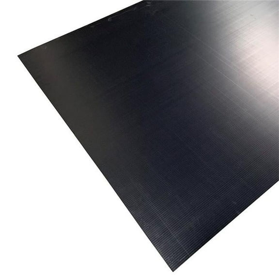 48 x 72.75 in. Rigid Coroplast Underbelly, Black - Pack of 6