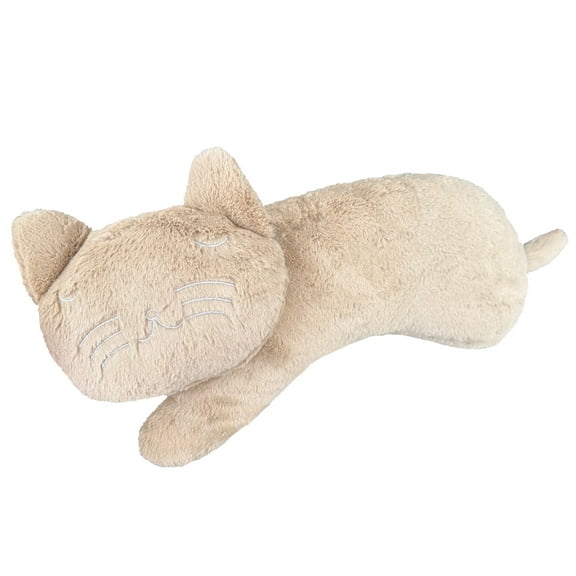 STUDIOCHIC Home 17" Sleeping Cat Pillow in Beige