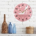 thumbnail image 7 of Dreamtimes High Heel Shoes Wall Clock, 10 Inch Silent Non Ticking Round Clock Oil Painting Clock Easy to Read Clock for Living Room Bedroom Bathroom Home Decor, 7 of 7