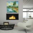 thumbnail image 6 of Epic Art 'Early Spring Landscape II' by Silvia Vassileva, Acrylic Glass Wall Art, 36"x36", 6 of 10