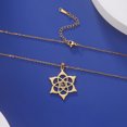 thumbnail image 4 of EUEAVAN Gold Flower of Life Pendant Stainless Steel Necklace Jewelry, 4 of 7