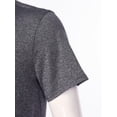thumbnail image 5 of YONGHS Mens Summer Casual Slim Fit Pullover Tee Tops Mock Turtleneck Lightweight Short Sleeve T-Shirt Dark Grey M, 5 of 7