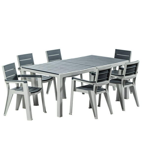 Comedor Exterior Para Patio Jardin Terraza 6 Puestos Mq