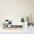thumbnail image 3 of Handmadetneonsign Doctor Metal Nameplate, Doctor Desk Nameplate, Doctor Desk Name Plate Decor, 3 of 5