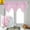 Pink, variant on Moqsnm 1 Panels Blackout Curtain Valances for Kitchen Windows/Bathroom/Living Room/Bedroom Privacy Decorative Rod Pocket Short Window Valance Curtains, 51" W x 23" L, Pure White
