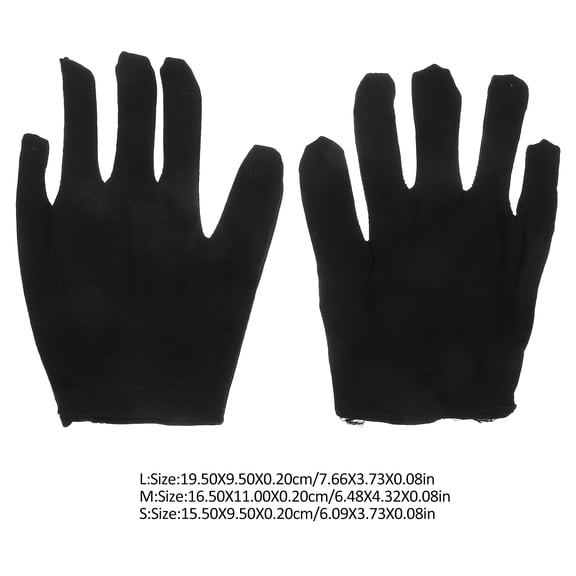 Hytrove Handbell Gloves 6 Pairs for Improved Comfort and Performance in Handbell Playing Sessions