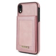 thumbnail image 2 of Dteck Flip Wallet Case for iPhone XR 6.1 inch,Luxury PU Leather Multi-functional Card Slot Case Holder Kickstand Shockproof Cover.For iPhone XR,Rosegold, 2 of 9