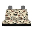 thumbnail image 6 of Psesaysky Car Back Seat Covers for Auto Interior Automotive, Skull Crow Rose 2 Pack Car Rear Seat Protectors Protects Against Dirt Dog Hair Easy to Install, 6 of 7