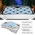 thumbnail image 5 of Bingfone German Shepherd Puppy Car Windshield Sun Shade Protector Keep Your Vehicle Cool Sun Shield Visor Cover Foldable For Car Truck Suv-Small, 5 of 9