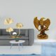 thumbnail image 2 of Estatua de figura,Estatuas de hojas y flores de metal,esculturas decorativas,Figuras decorativas para el hogar,para estante,mesa o vitrina.,Escultura,Estatua de resina,figura decorativa para el, 2 of 8