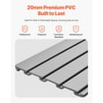 thumbnail image 3 of VEVOR 4 x 4 ft Slat Wall Paneling PVC Grey Garage Slatwall with Modular Design, 3 of 9