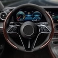 thumbnail image 4 of 2Pcs Steering Wheel Covers - Wear-Resistant Non-Slip Comfortable Grip Ergonomic Design Universal Fit Steering Wheel Protector Car Accessory, 4 of 8