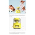 thumbnail image 2 of Dispensador automático de comida para mascotas Yjmei blanco y amarillo, dispensador interactivo de comida para perros, comedero con resorte para mascotas, juguete de rompecabezas, 2 of 4