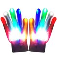 thumbnail image 1 of Guantes Luminosos Guantes luminosos de colores LED Hueso de mano Guante brillante Manopla de esqueleto (Colorido) Tmvgtek Libre de BPA, 1 of 7