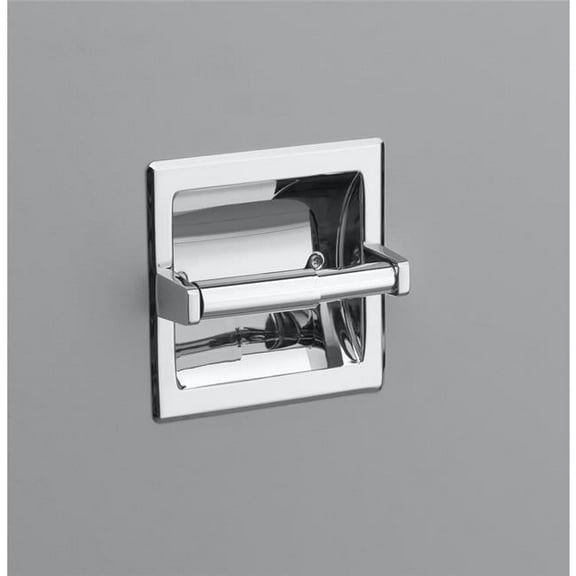 Chrome Recessed Toilet Paper Holder