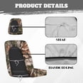 thumbnail image 6 of XYZCANDO Brown Camo Forests UTV Seat Covers Nonslip Rhino 700 Seats Covers with Headrest Covers Comfort UTV Waterproof Seat Cover Easy Installation for Rhino 450 660 700, 6 of 7