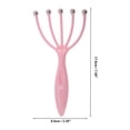 thumbnail image 2 of Unique Bargains 1 Pc Portable Five Claws Head Massager for Home Pink PP, 2 of 5