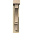 thumbnail image 2 of Ekena Millwork 4"W x 20"D x 20"H Balboa Block Rough Sawn Bracket w/ Offset Brace, Douglas Fir, 2 of 25