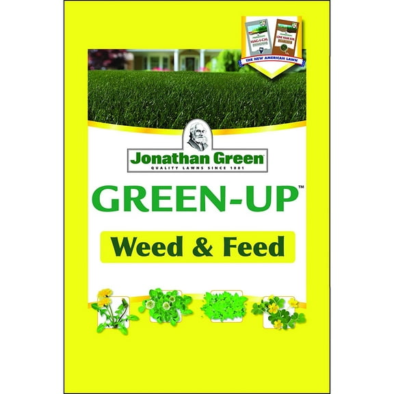 Jonathan Green 12346 Weed and Feed Lawn Fertilizer, 21-0-3, 5M