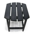 thumbnail image 4 of LuXeo Corona Outdoor Contemporary Recycled Plastic Side Table in Black, 4 of 5
