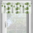 thumbnail image 4 of Ambesonne Green Leaves Valance & Curtain, Olive Tree Branch Art, 55"x36", Champagne Dark Khaki, 4 of 7