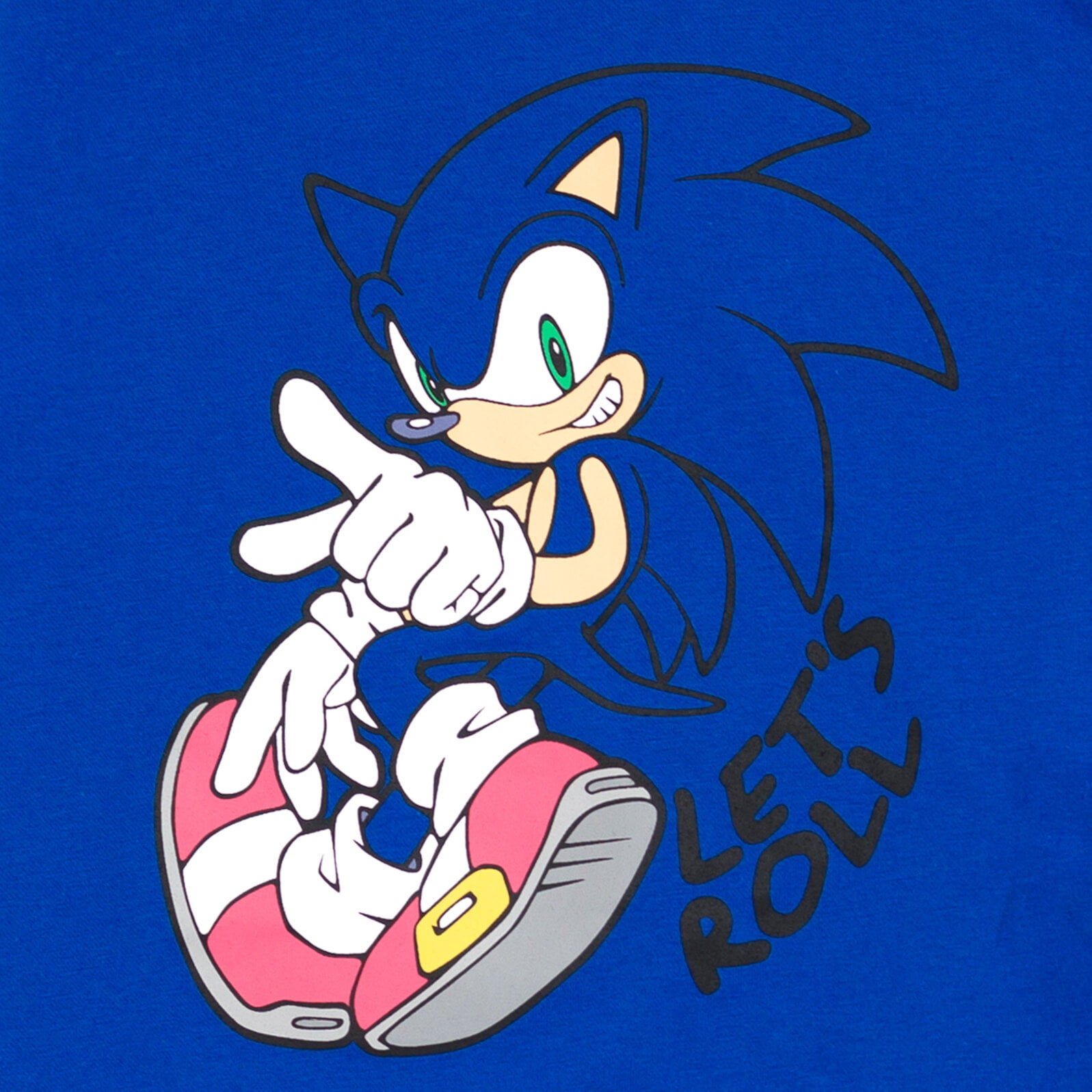 SEGA Sonic The Hedgehog Little Boys Cosplay T-Shirt and Mesh Shorts Outfit Set Little Kid to Big Kid