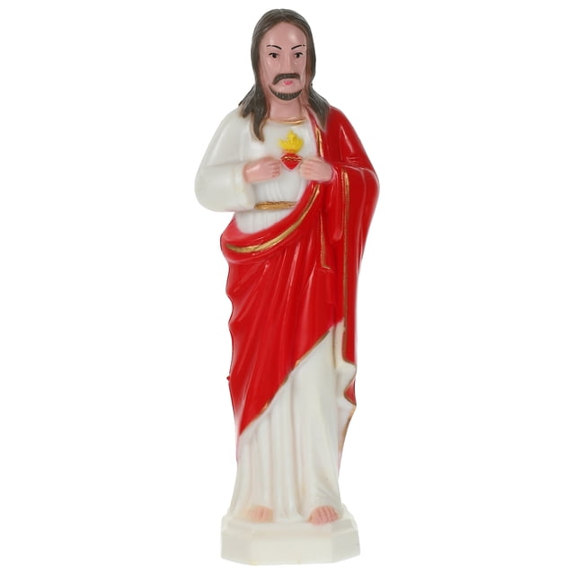 GOOHOCHY Decoración de iglesia Simulación Vestido Jesús Figura religiosa Decoración Adorno