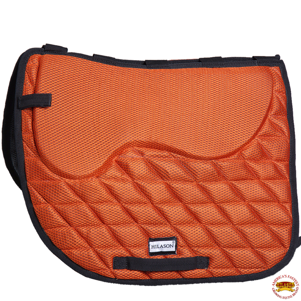 78HS Horse English Saddle Pad Hilason Dressage Memory Foam W/ Anti Slip