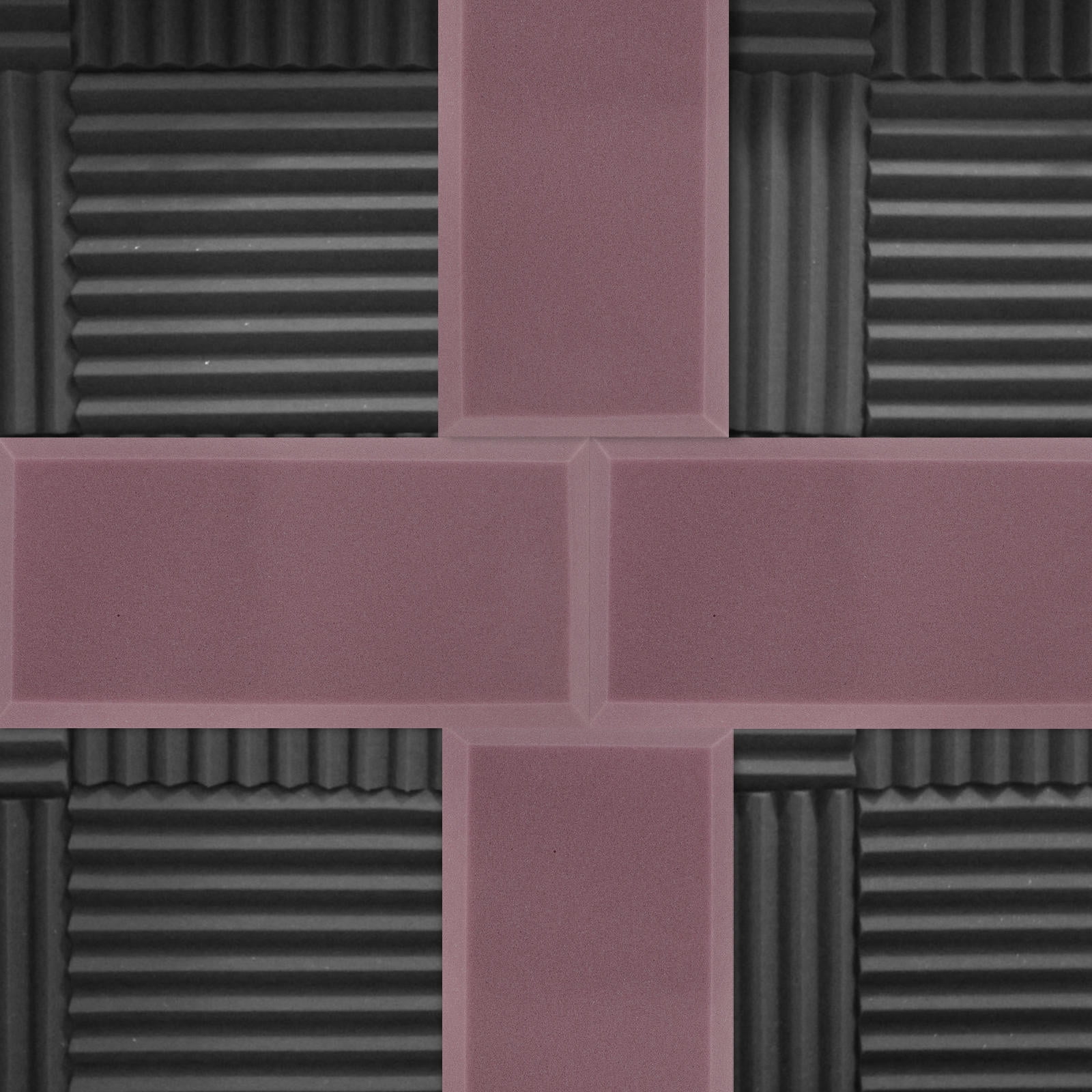 CTIRCHIU 3-Pack Rectangular Acoustic Foam Panels for Soundproofing, Studio, Home Recording, and Noise Reduction