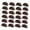 brown, variant on 24 Pieces Card Stands Place Card Holders Table Name Stands Wood Material for Wedding Office Event Decoration