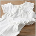 thumbnail image 5 of JoyHoop Girl Dress Summer Cotton Ruffle Halter Sleeveless Kids Casual Beach Party Dresses, 5 of 8