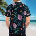thumbnail image 6 of High Quality Hawaiian Shirts for Men Short Sleeve Aloha Beach Shirt Floral Summer Casual Button Down Shirts Blouses D2YDZ2, 6 of 7