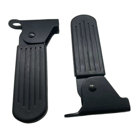 BIBABLYKE 1 Pair Electric Bicycles Rear Pedals Folding Rear Seats Footrest Pedals Cycling Accessories for Electric Bike, Bicycles