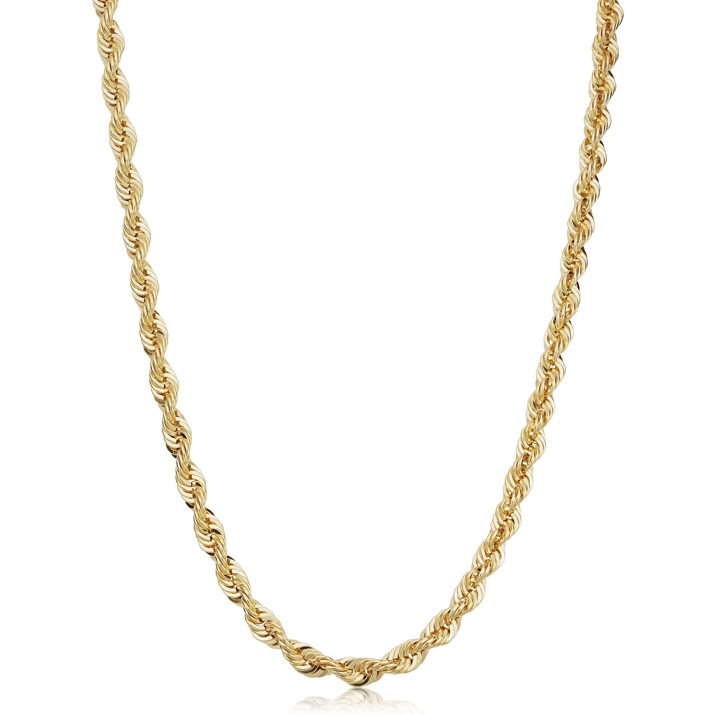 Buy Kooljewelry en's or Women's 14k Yellow Gold Solid MRope Chain