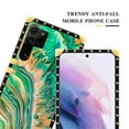 thumbnail image 5 of FKBRCL4U Compatible with Samsung Galaxy S23 Ultra Case, Green Gold Grain Marbled Fluid Luxury Golden Decoration for Girl Women Soft TPU Shockproof Protective Hard PC Back, 5 of 7