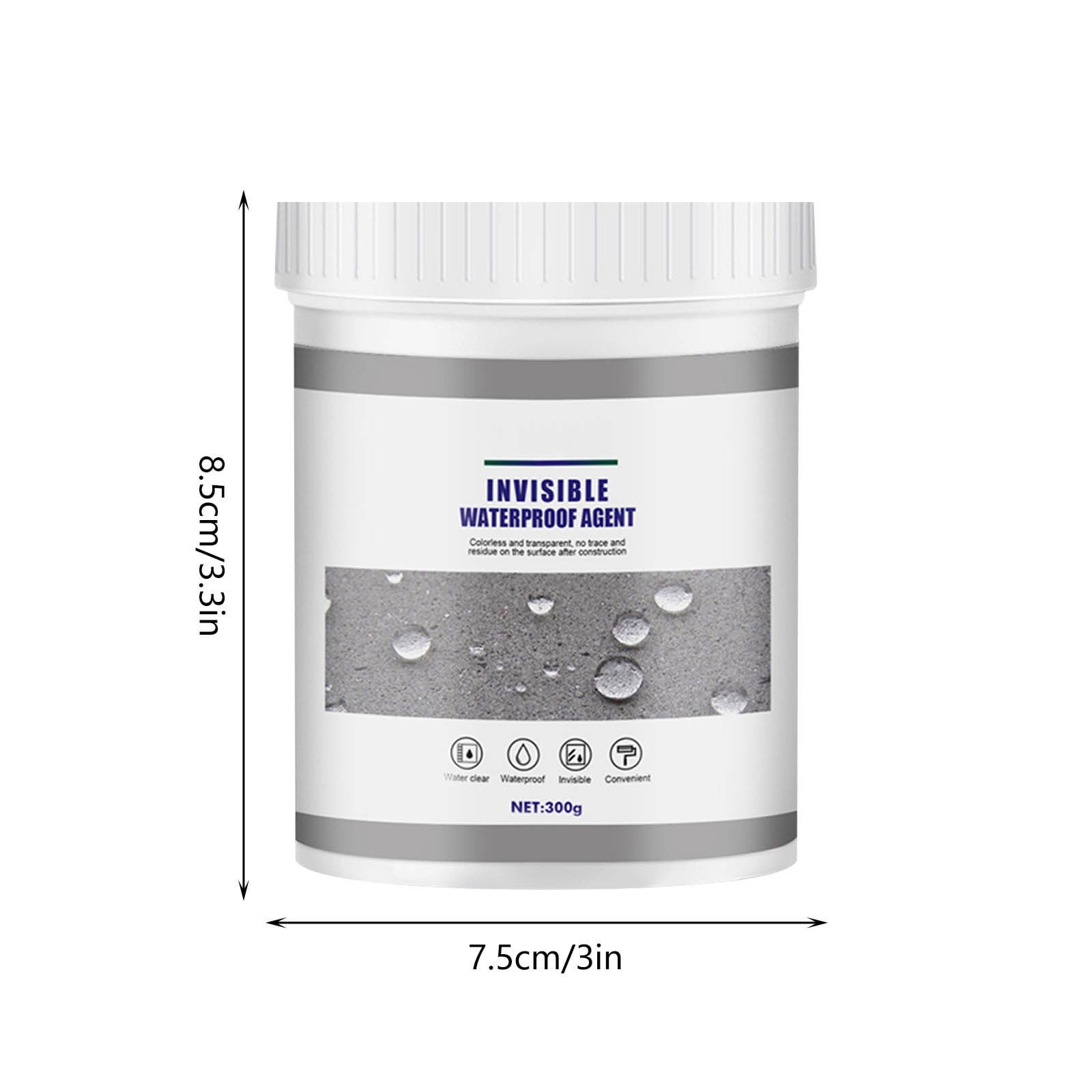 Aodebiao Clear, Stop Leaks Instantly, Waterproof Rubber Spray On Sealant Coating, Perfect for Gutters, Wood, RV, Campers, Roof Repair, Skylights, Windows, and More
