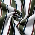 thumbnail image 5 of YUGYXL Men's Knit Shirts Short Sleeve Button Down Shirt Striped Casual Summer Beach Shirts Green L, 5 of 6