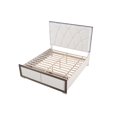 thumbnail image 5 of Fabio Modern Style LED Queen 4PC Bedroom Set Made With Wood in White, 5 of 18