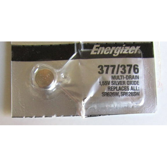 Energizer 377 376 Silver Oxide Watch Batteries SR626SW SR626W by Energizer